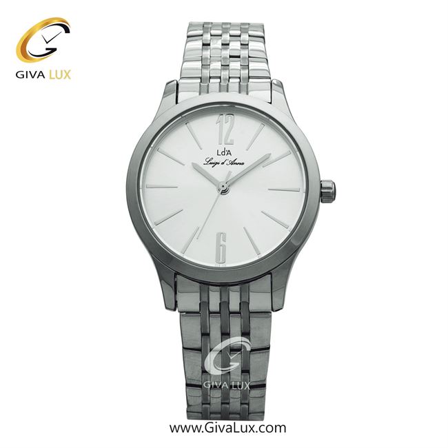 ساعت مچی اورجینال زنانه LdA | لوئیجی د آنا | Luigi d'Ana نقره ای | نقره ای| نقره ای| کد رفرنس 2420